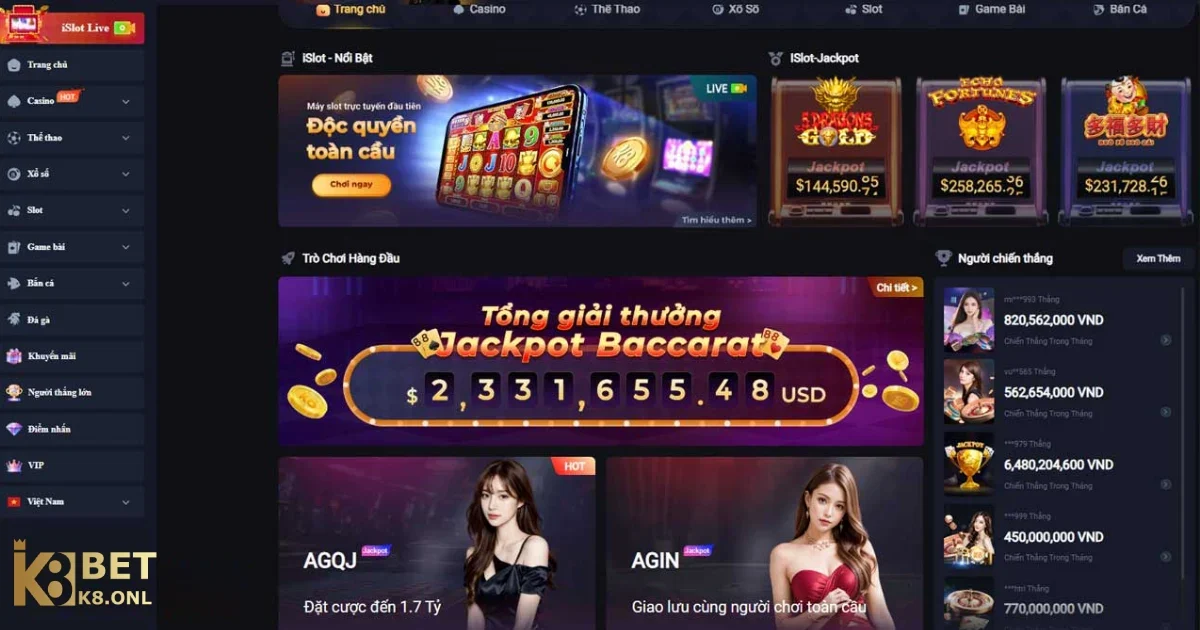 Giới Thiệu Về Nhà Cái K8