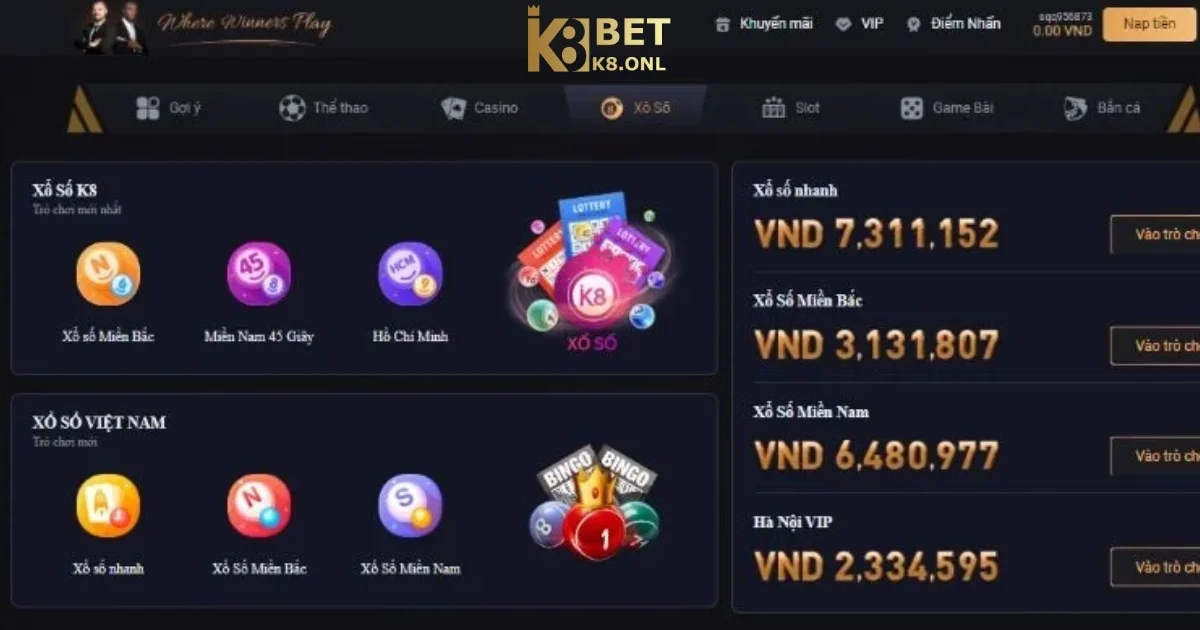 Xổ Số Và Lô Đề K8
