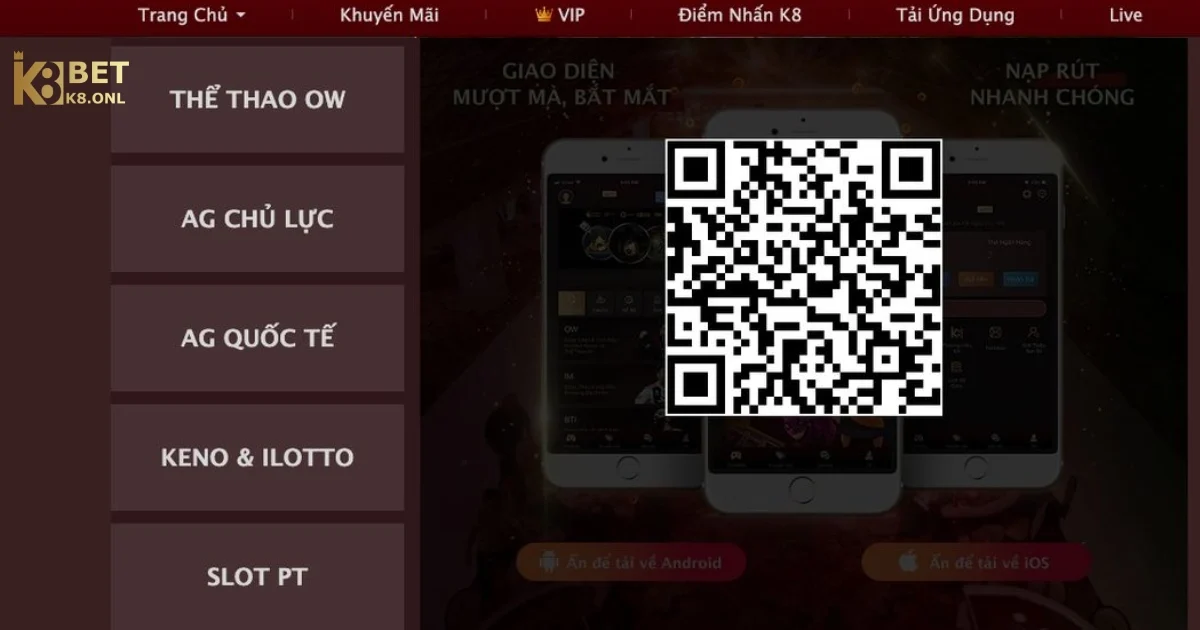 Hướng Dẫn Tải App K8 Trên Điện Thoại